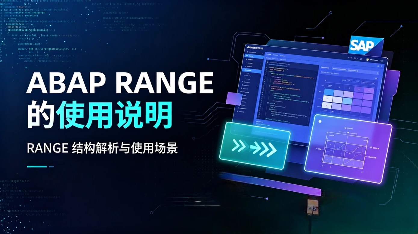 ABAP RANGE 的使用说明