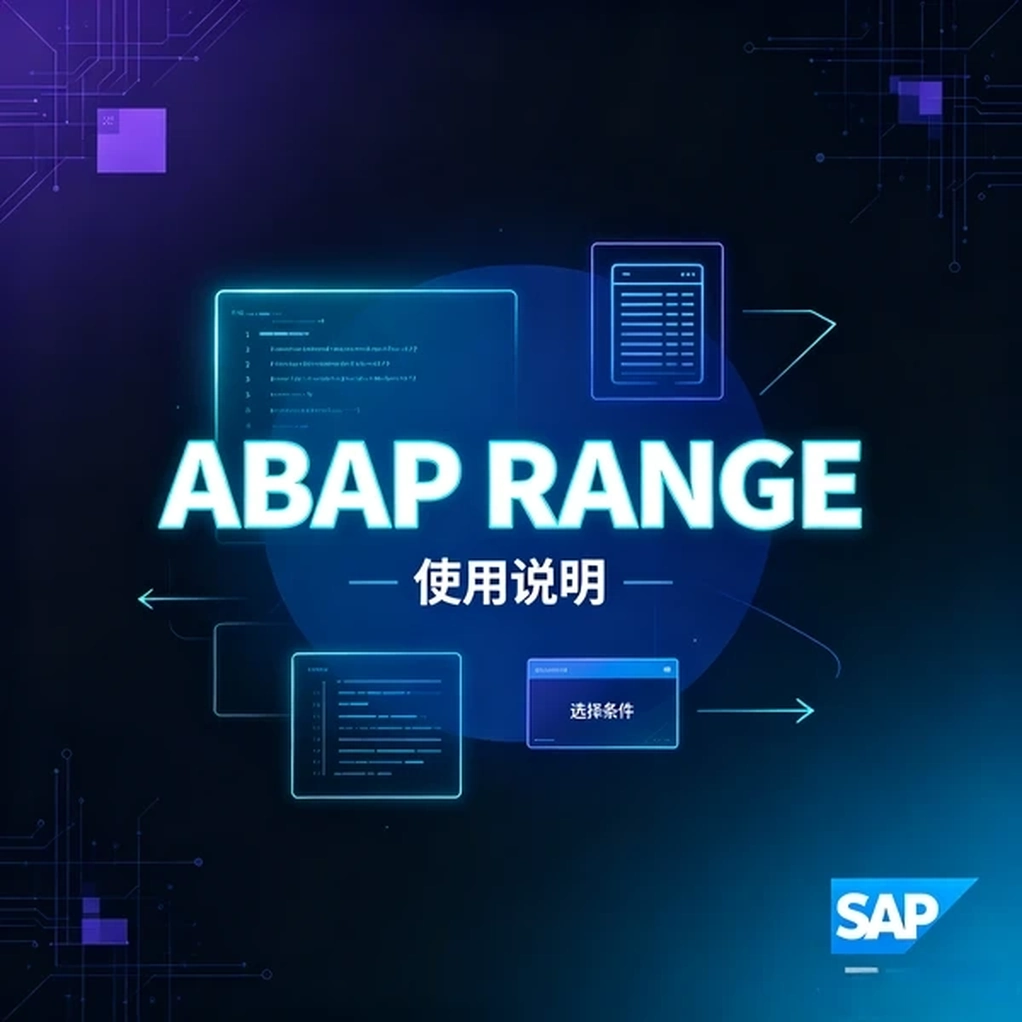 ABAP RANGE 的使用说明